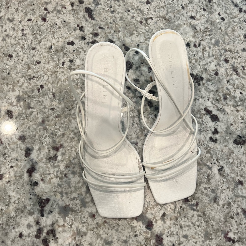 Billini Women's White Strappy Sandals